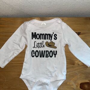 Boys long sleeve cowboy shirt 0-3Months